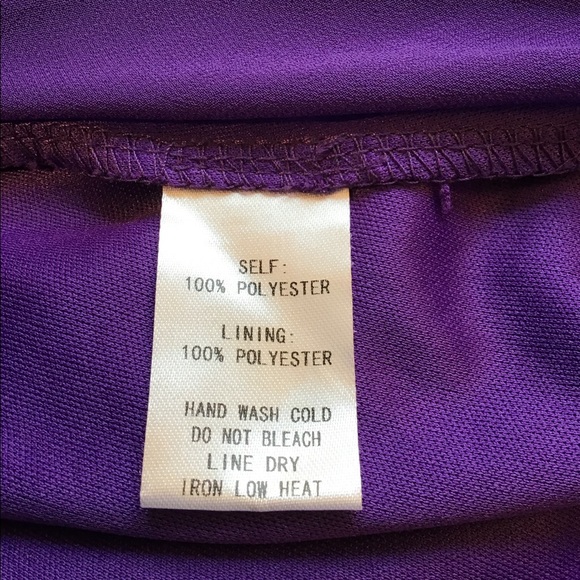 Lulu’s violet maxi dress with zipper. Size S - Picture 6 of 7